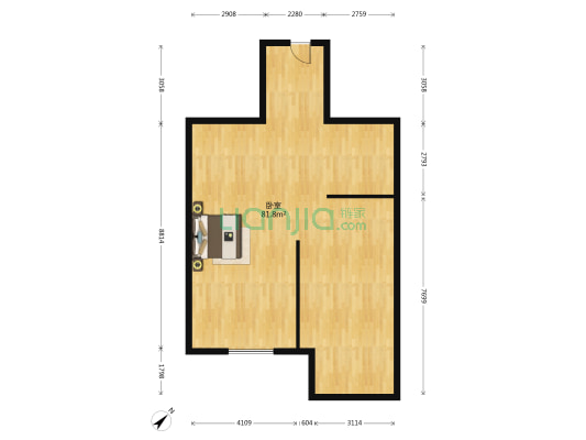 汇龙湾 1室0厅0卫 89平方