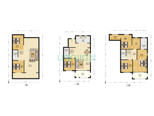 新希望白麓城云璟苑 7室2厅4卫 140平方
