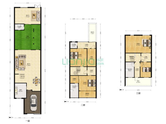 滇池名古屋 5室2厅4卫 253平方