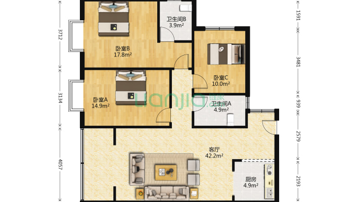 世纪锦程二手房实景图