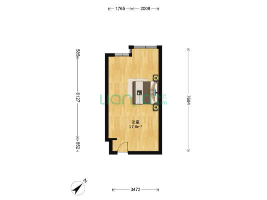 中交香颂 1室0厅0卫 45平方