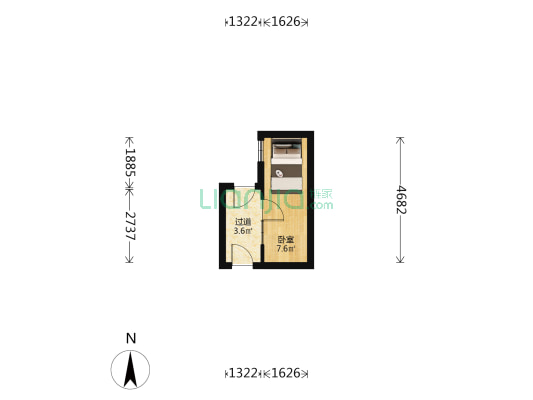四浩庄原17号 1室0厅0卫 27平方