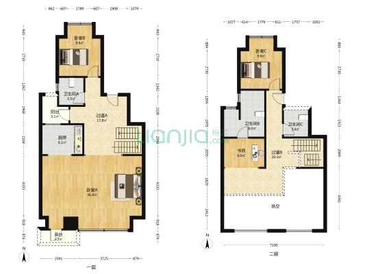 保利大国璟西苑 4室0厅3卫 146平方
