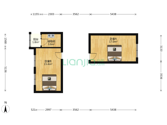 台儿庄路（河西区） 2室0厅0卫 52平方