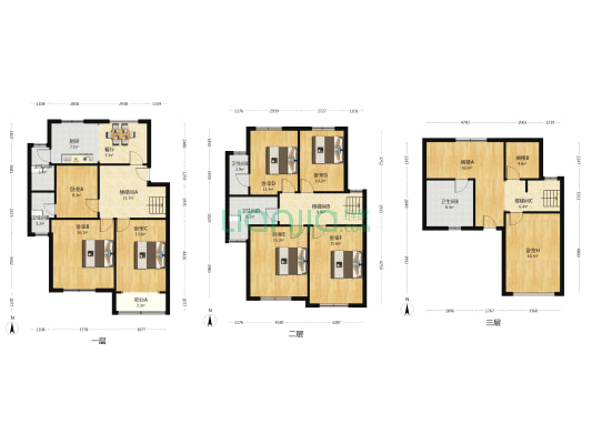 明月清泉南园 8室1厅5卫 226平方