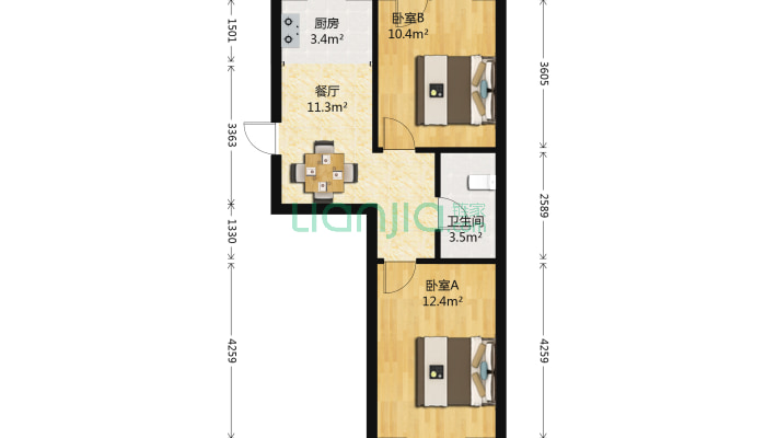 湘潭花园小区三区二手房实景图