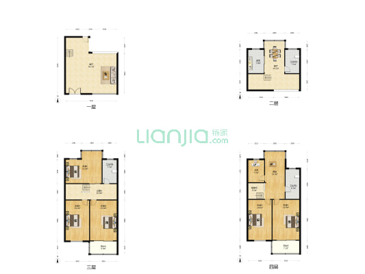 宏日阳光水岸北区 6室2厅3卫 304平方