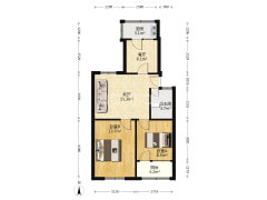 出售三五四三家属院范阳路开发区二居室-涿州三五四三社区居民委员会户型图