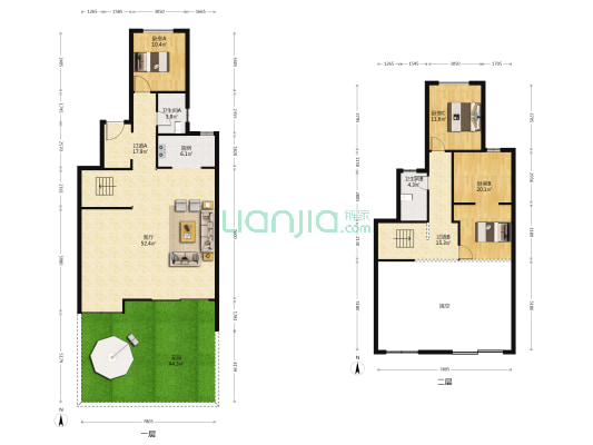 保利天空之城云琅 3室1厅2卫 237平方