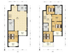 鸿坤理想尔湾 4室2厅 南 北-涿州鸿坤理想尔湾户型图