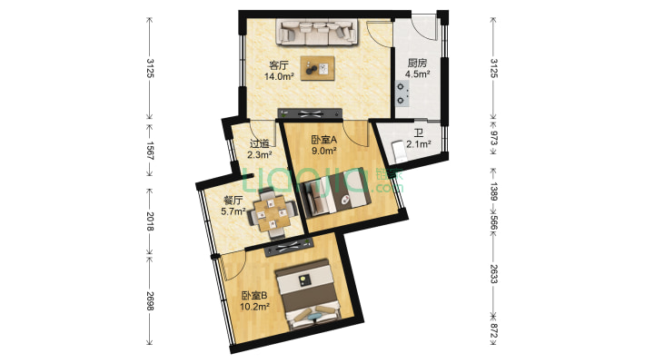 筷子巷二手房实景图