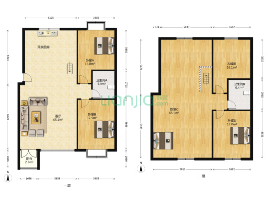 燕子山西路10-1 4室1厅2卫 260平方