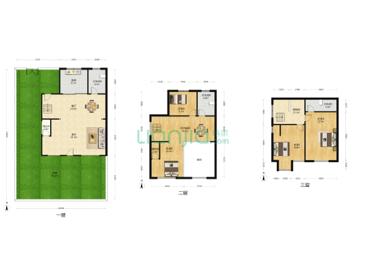 璟和苑 5室2厅3卫 233平方