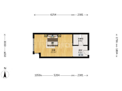 范阳路小户型生活便利总价低税费少-涿州金街公寓户型图