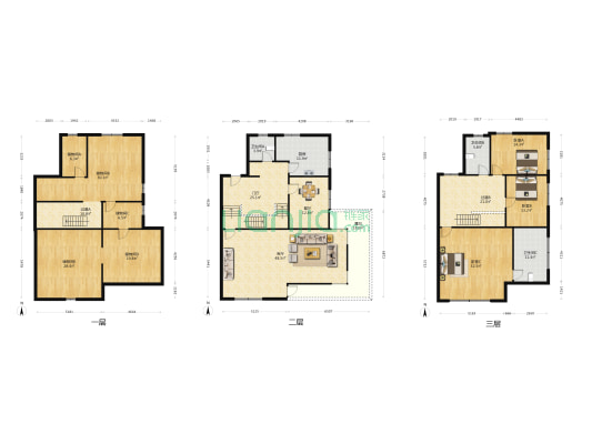 凯祥花园 3室2厅3卫 304平方