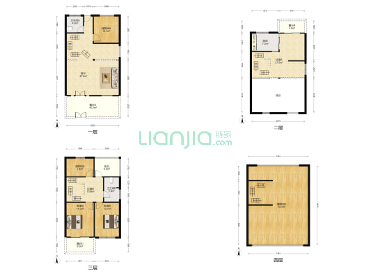 大树花园一期 2室1厅2卫 222平方