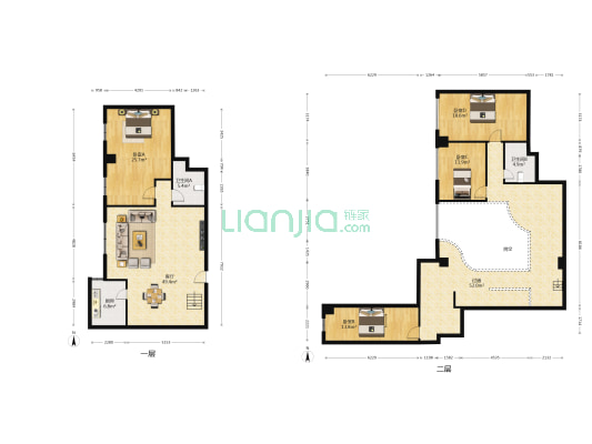 龙泉大厦 4室1厅2卫 249平方