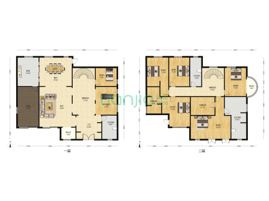 陶园 7室2厅3卫 421平方