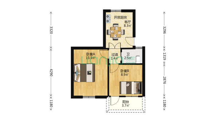 西园新村二手房实景图