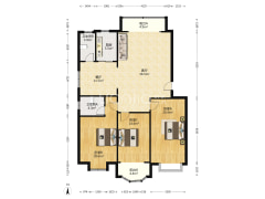 涿州市二康医院核 心版块，出门就是范阳路自住养老。-涿州东方家园户型图