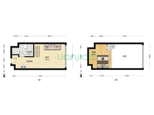 五迪中心 1室1厅1卫 37平方