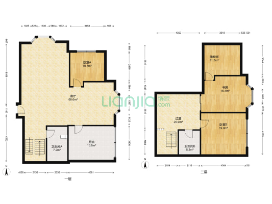 能辉大厦 3室1厅2卫 230平方