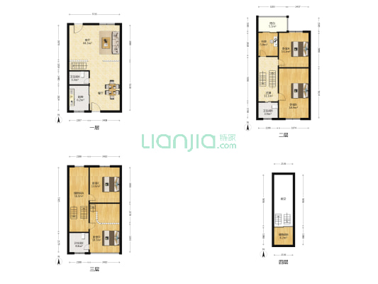 清泉山庄 5室1厅3卫 148平方