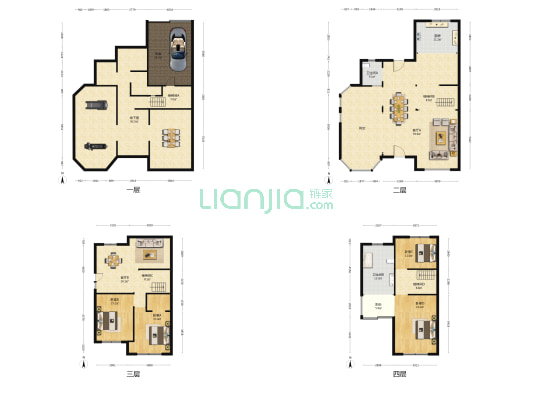 怡东花园(别墅) 4室2厅2卫 276平方