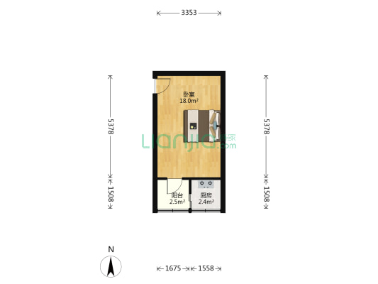 纬一路237号 1室0厅0卫 31平方