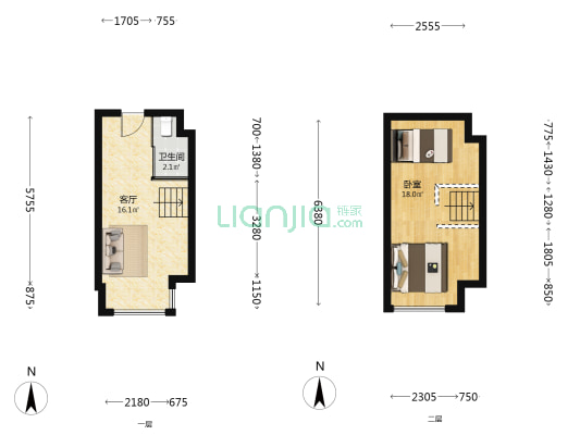 恒业站前广场 1室1厅1卫 30平方