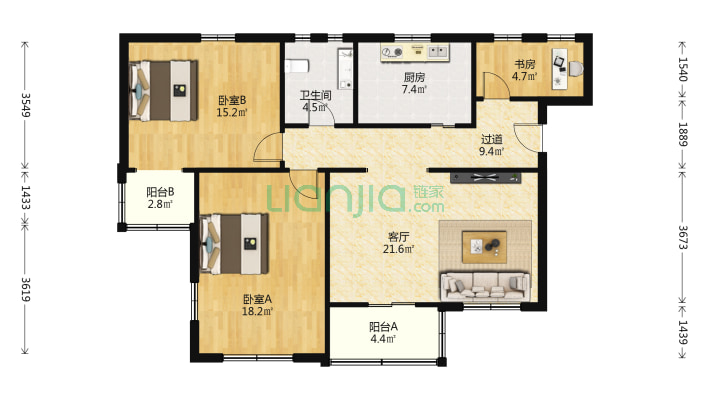 鞍山七村二手房实景图