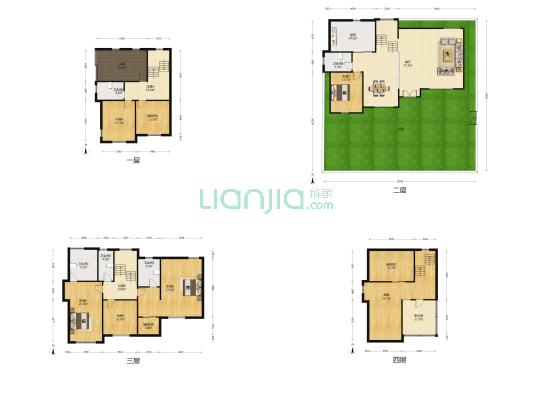 合家欢花苑 5室1厅5卫 347平方