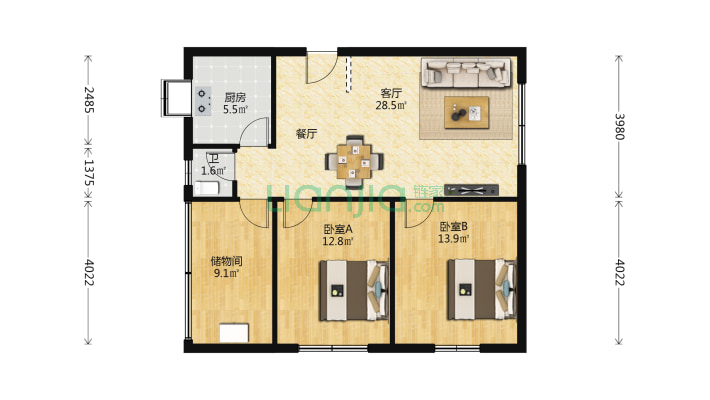 红光家园小区二手房实景图