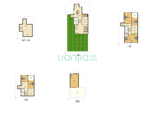 香山湖一号 7室1厅4卫 321平方
