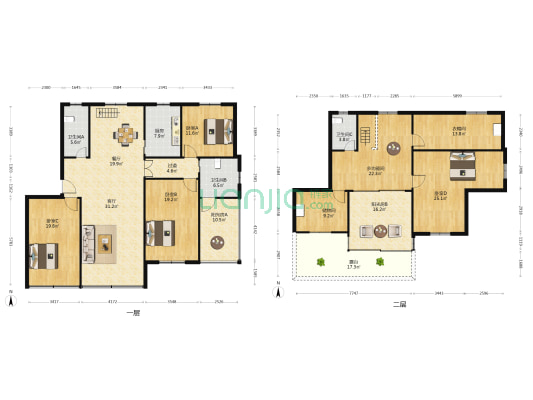 富康花苑 5室2厅3卫 141平方