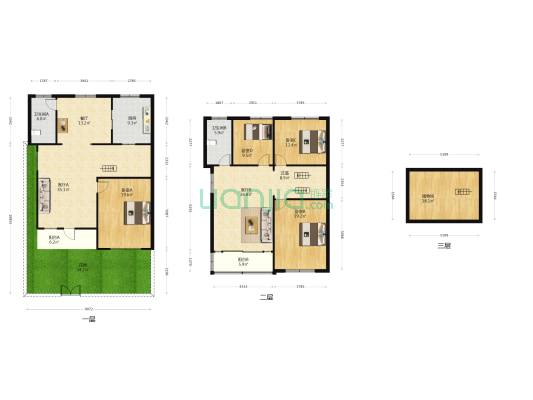 吴家小区 4室3厅2卫 194平方
