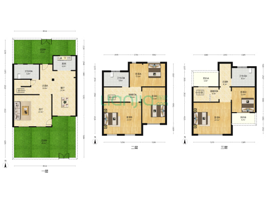 大唐世家 5室2厅3卫 239平方