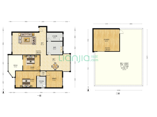 世纪大厦 3室2厅2卫 160平方
