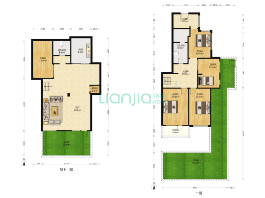 易和紫园 4室1厅2卫 88平方