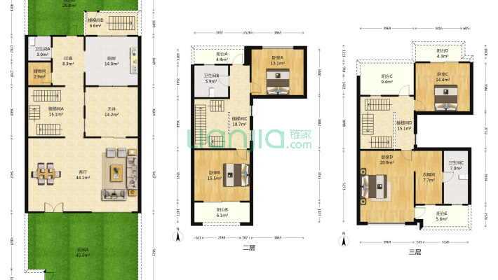 华润中央公园四期(浩翔路98弄)(别墅)二手房实景图