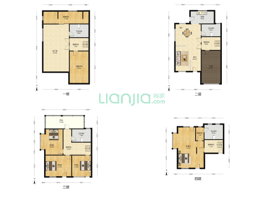 半岛豪门(别墅) 4室1厅4卫 350平方