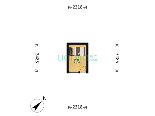 四平东道 1室0厅0卫 12平方