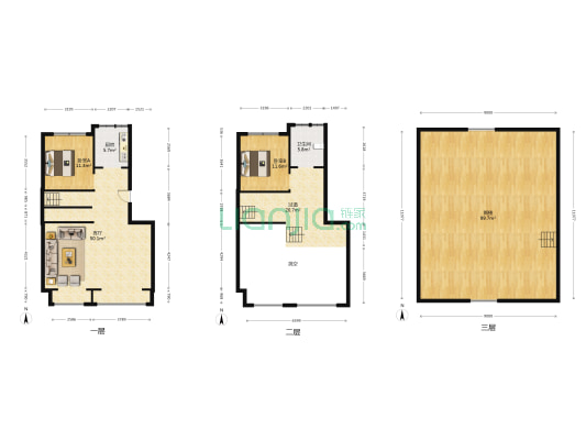 福林庭苑 2室1厅1卫 140平方