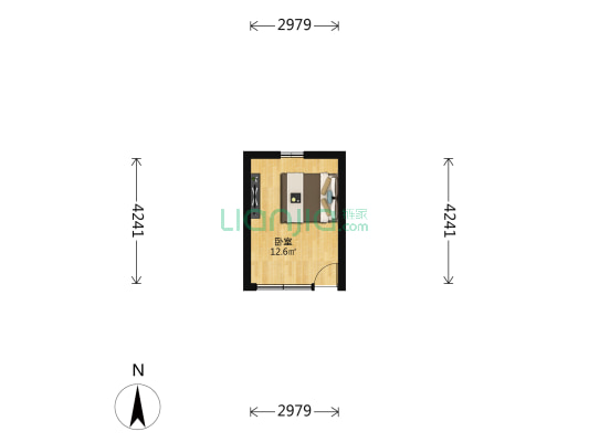 藕芽胡同 1室0厅0卫 16平方