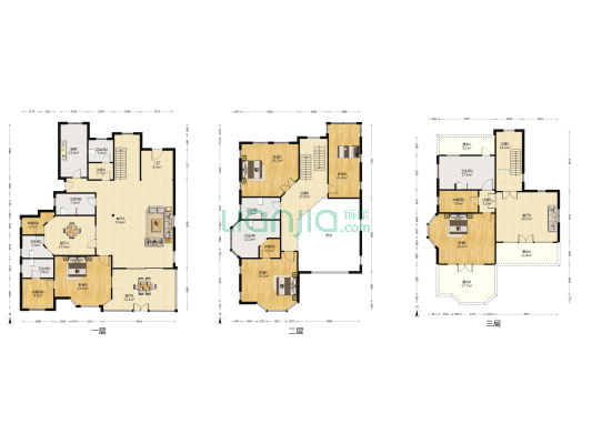 中润华侨城别墅岛 5室4厅7卫 491平方