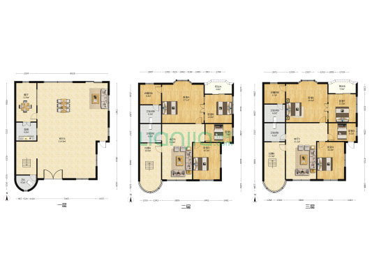 福祥山庄 8室4厅5卫 707平方