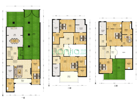 中天英伦77 7室1厅5卫 462平方
