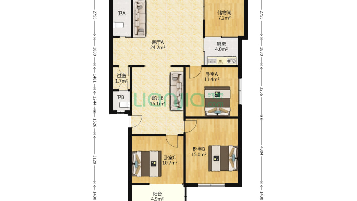 怡湖西路4号二手房实景图