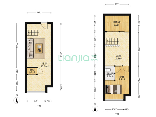 汤城汇 1室1厅1卫 31平方