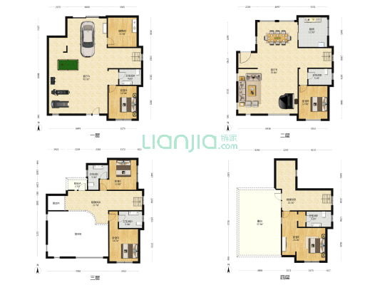 佳兆业山海湾 5室2厅5卫 269平方